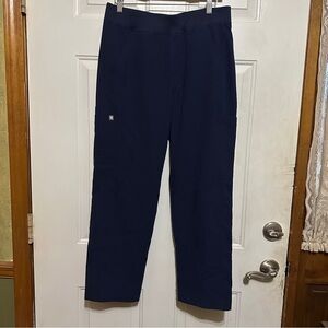Figs Pants Mens M/S Navy Blue Axim Scrub Straight Leg Technical Collection
